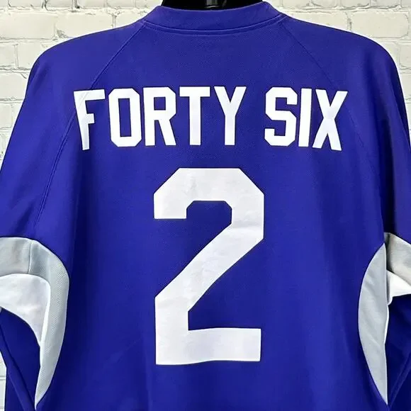 Tool Forty Six & 2 Hockey Jersey T Shirt Aenima Band Long Sleeve Blue XL X-Large - Picture 9 of 13